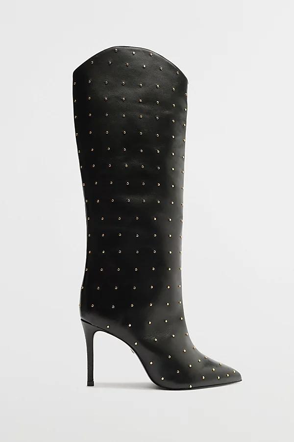 Womens Maryana 90MM Studded Leather Boots Product Image