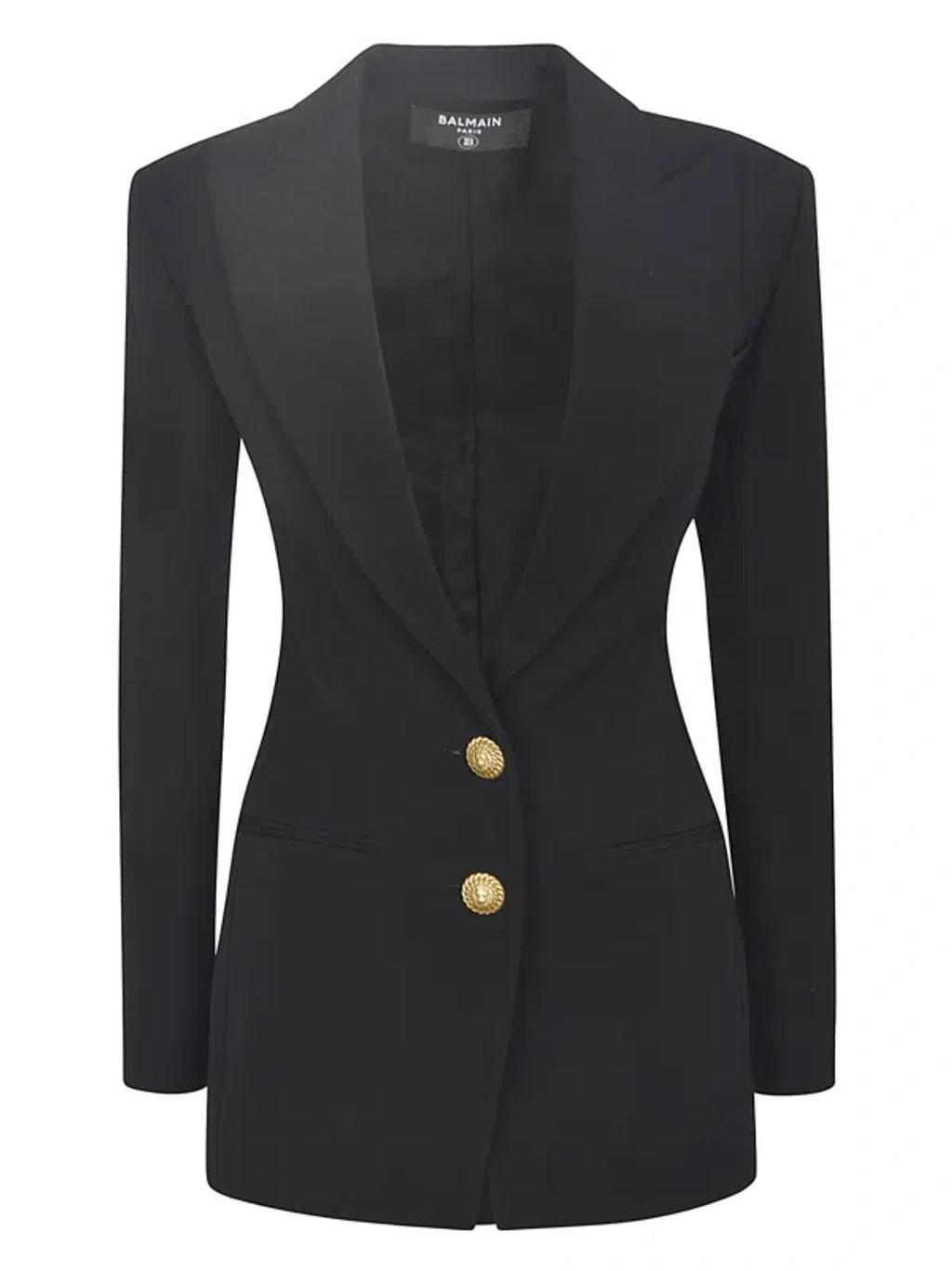 BALMAIN Wool Blazer In Black product image