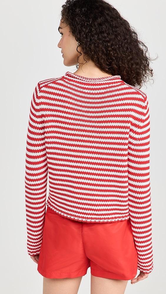 La Ligne Fine Stripe Mini Marina Sweater | Shopbop Product Image