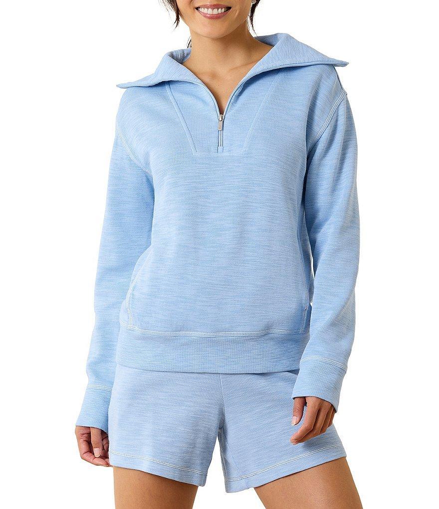 Tommy Bahama Tobago Bay Half Zip Long Sleeve Pullover Product Image