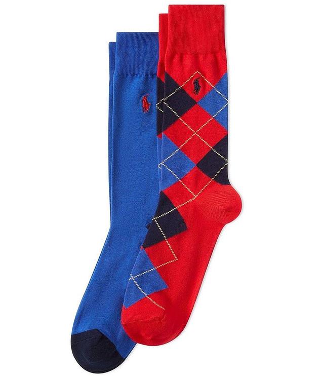 Polo Ralph Lauren Argyle Crew Socks 2-Pack Product Image