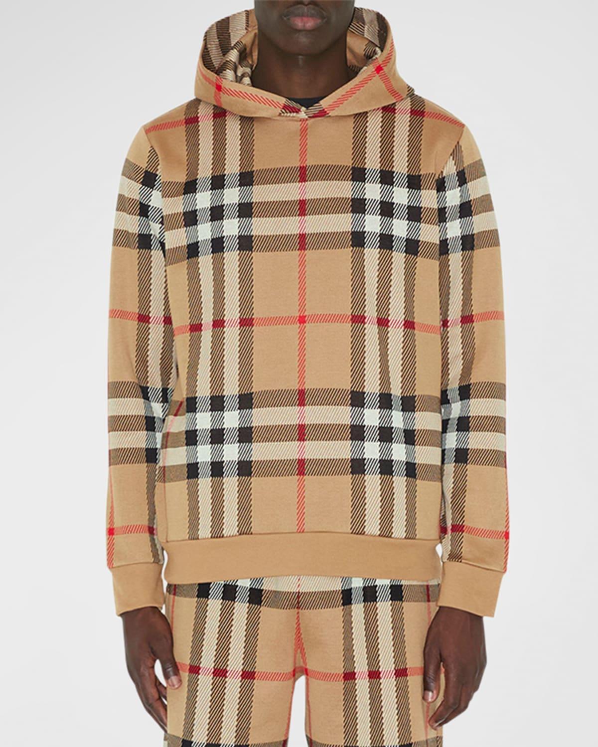 Mens Ferryton Check Hoodie Product Image