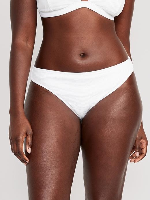 Low-Rise Classic Pucker Bikini Swim Bottoms Product Image