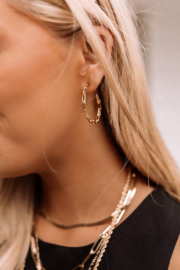 Seriously In Love Hoop Earrings Product Image