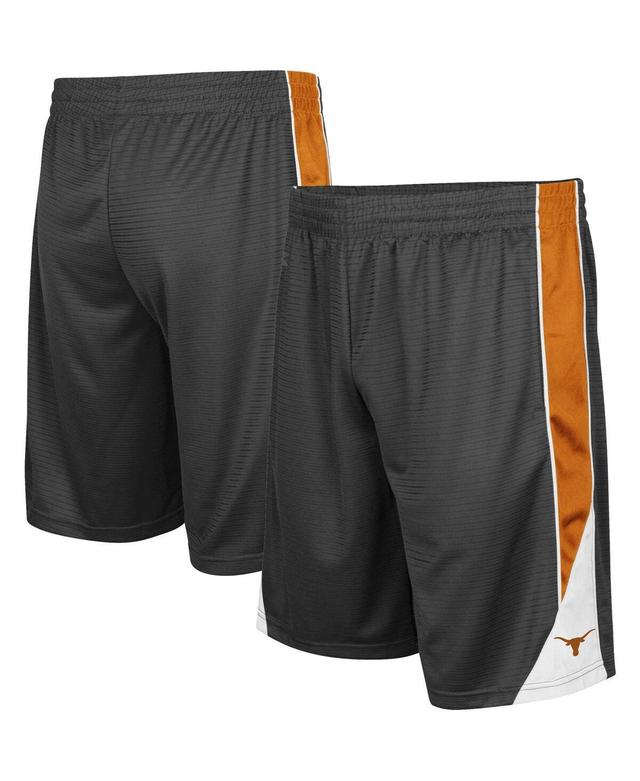 Mens Colosseum Charcoal Texas Longhorns Turnover Shorts - Charcoal Product Image