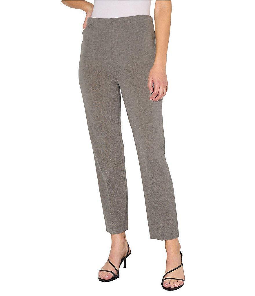 Ming Wang Knit Cropped Pull-On Tailored Fit Pant Product Image