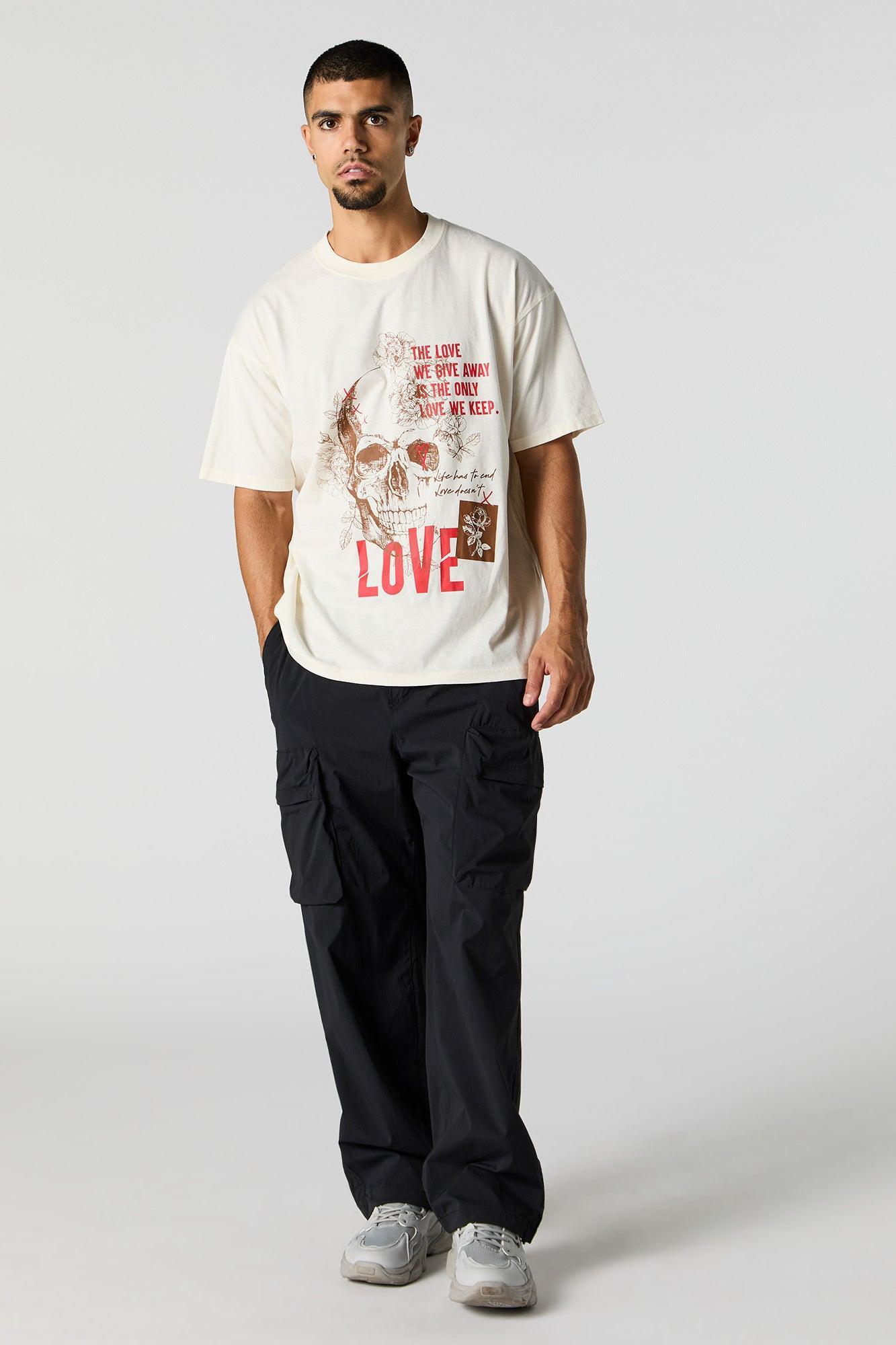 Love We Give Away Graphic T-Shirt Male Product Image