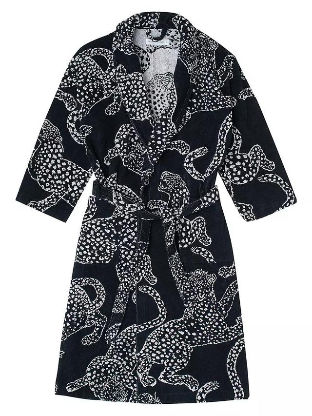 Cotton Jag Print Towel Robe Product Image