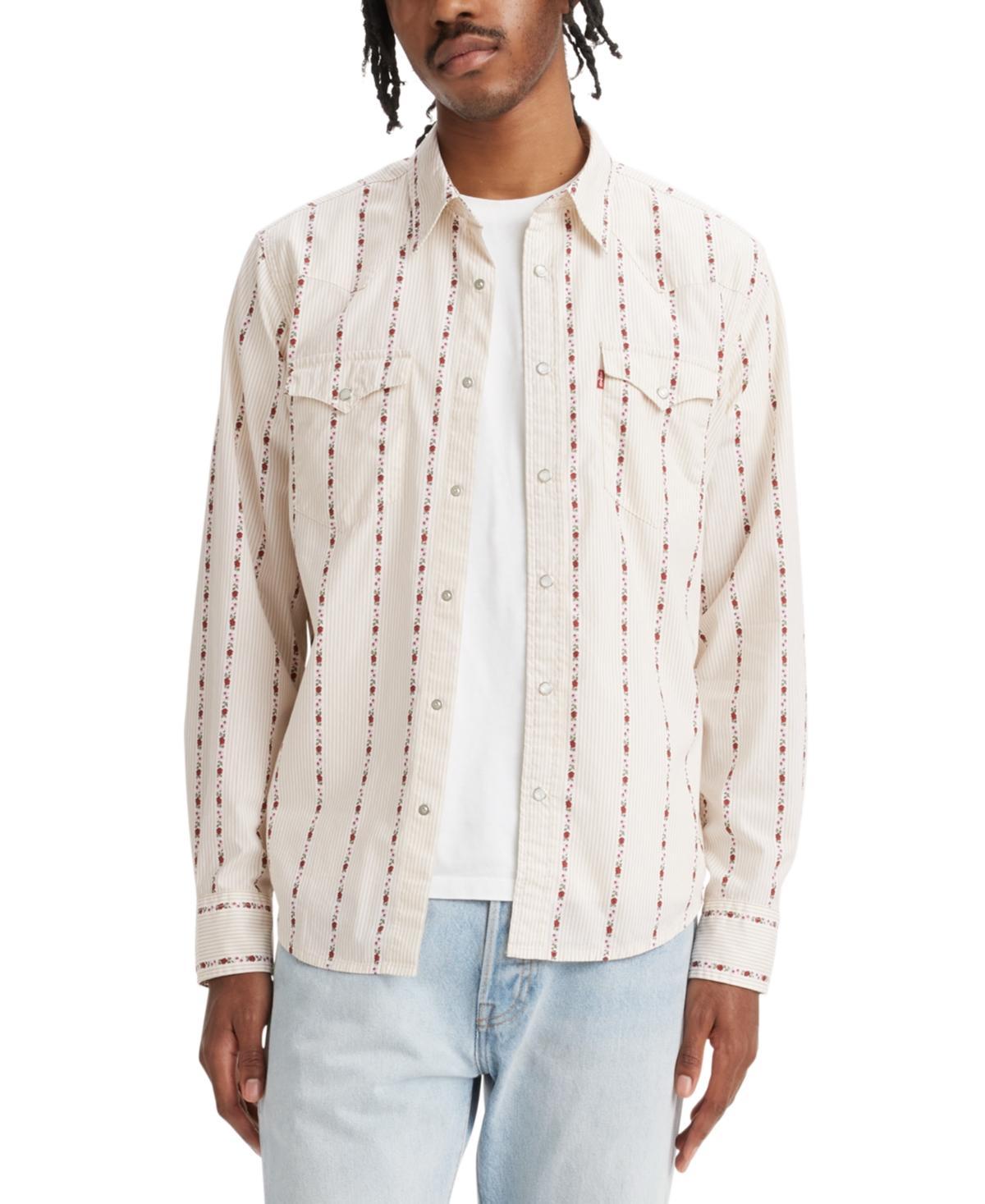 Levis Long Sleeve Plaid Western Shirt Product Image