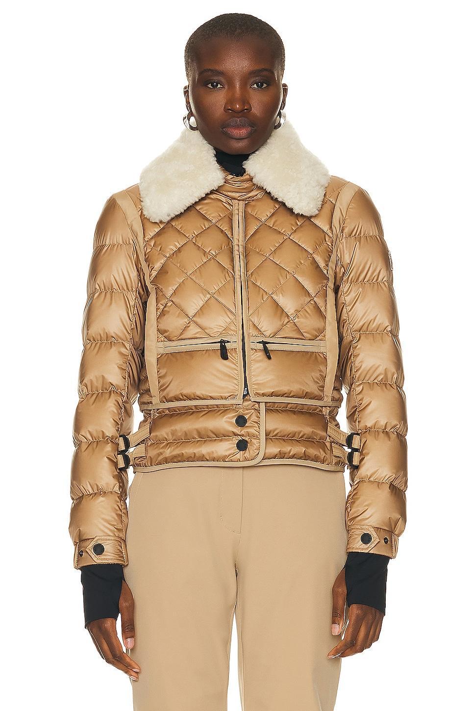 Moncler Grenoble Chaviere Jacket in Metallic Gold Product Image