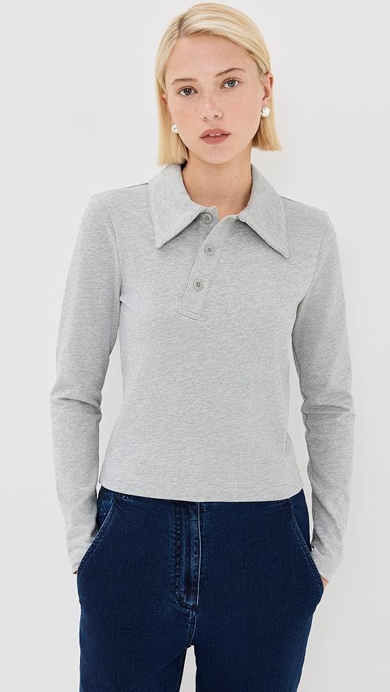 Tibi Perfect T Shrunken Polo | Shopbop Product Image