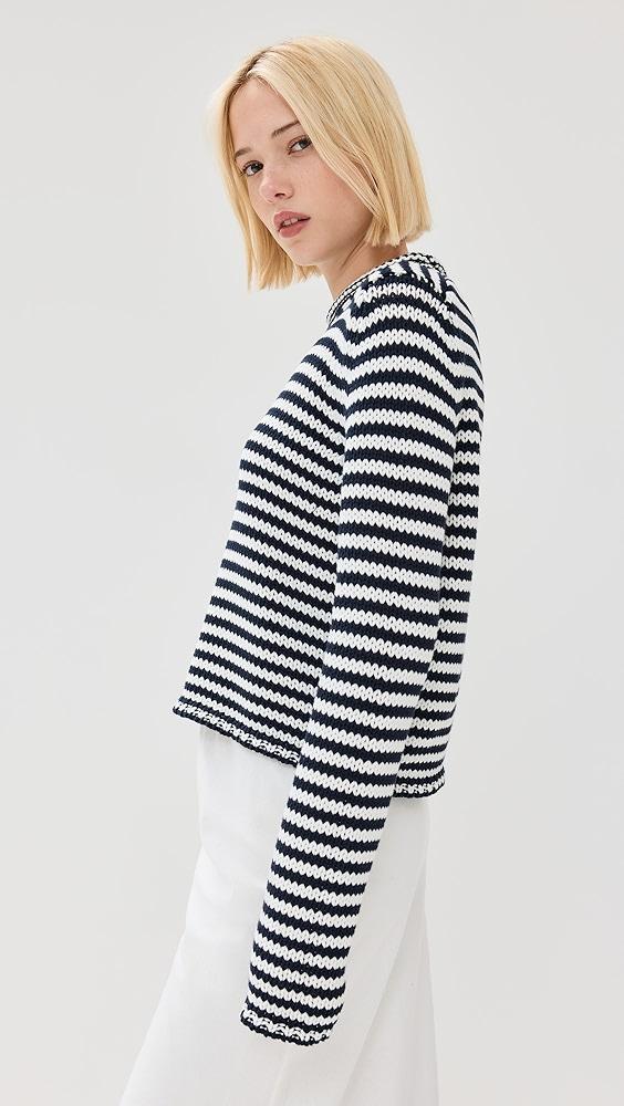 La Ligne Fine Stripe Mini Marina Sweater | Shopbop Product Image