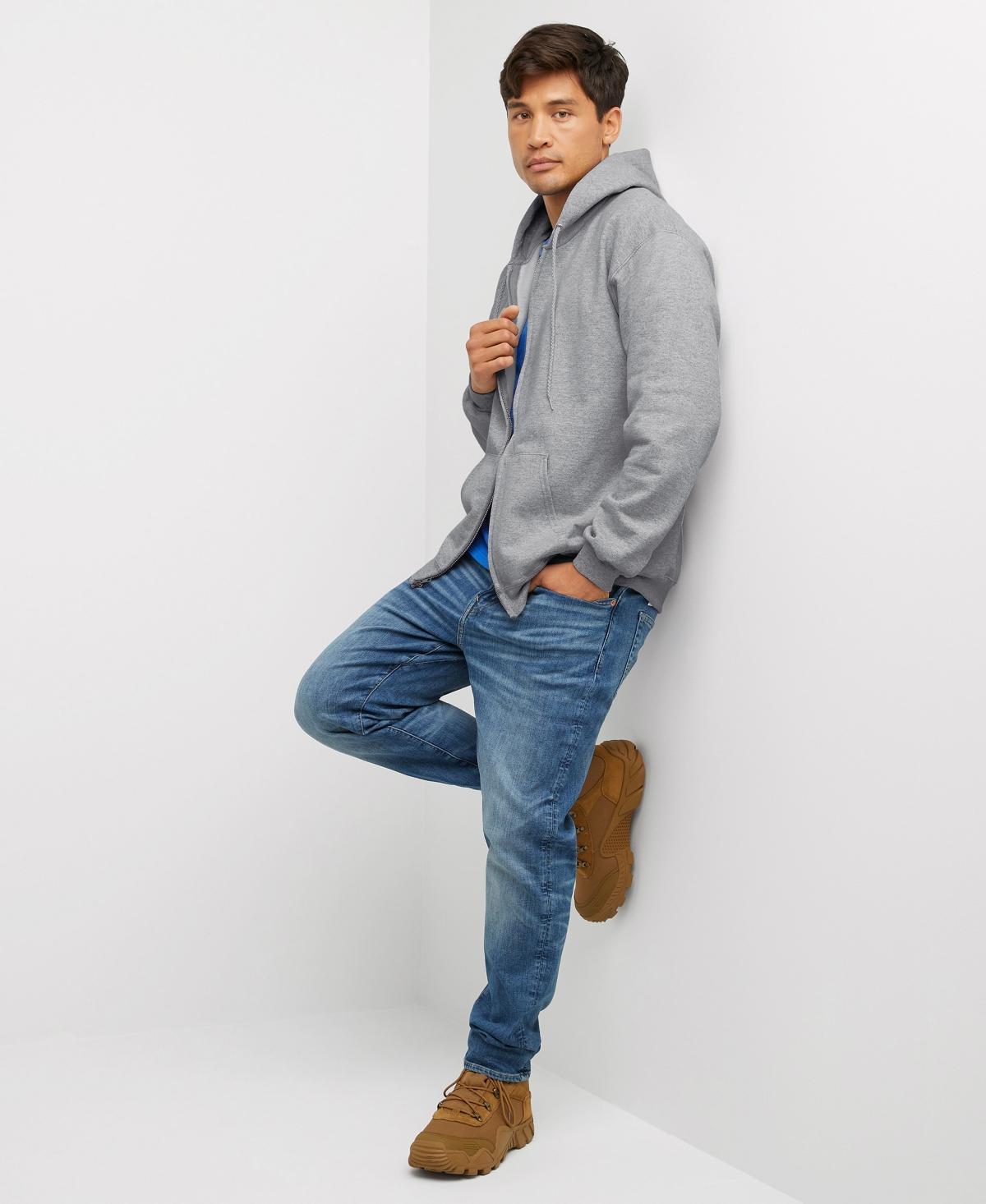 Hanes Ultimate Mens Full-Zip Heavyweight Fleece Hoodie Product Image