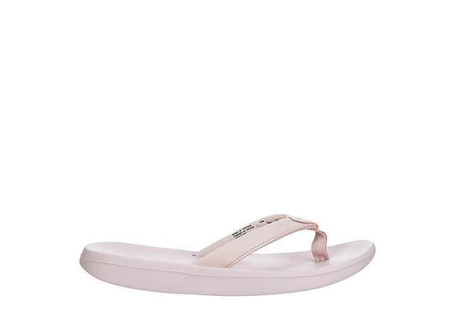 Nike Bella Kai Womens Flip Flop Sandals Barely Rose Grey Product Image