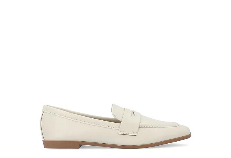 Journee Collection Tru Comfort Foam Myeesha Womens Loafers Ivory Product Image