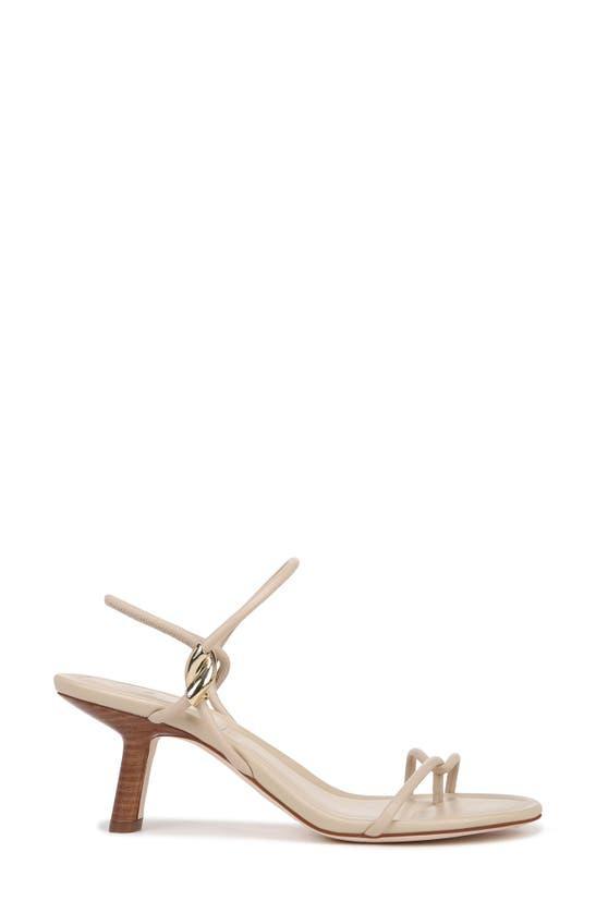 VINCE Jolie Leather Slingback Sandals In Birchsand Beige Leather Product Image