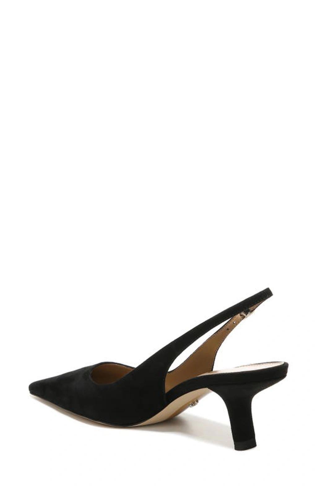 SAM EDELMAN Women's Bianka Slingback Kitten-heel Pumps Women's Shoes In Black Product Image