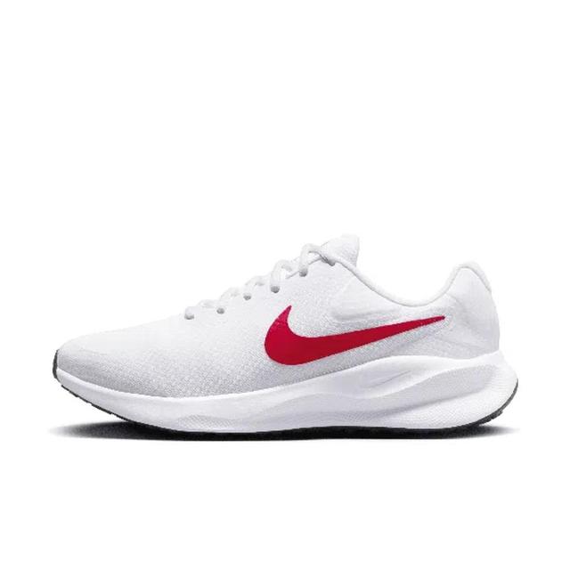 Men's Revolution 7 Road Running Shoes (extra Wide) In White Product Image