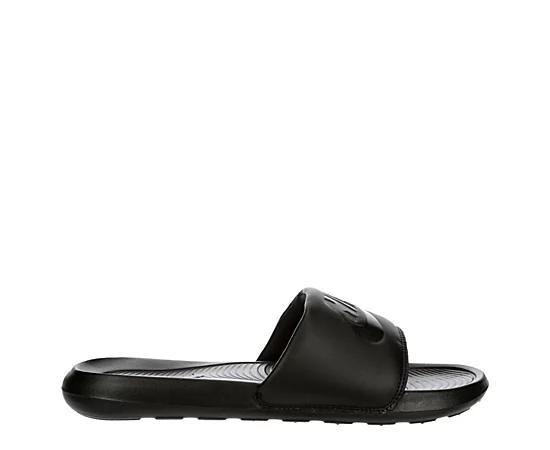 Nike Mens Nike Victori One Slides - Mens Shoes Black/Black/Black Product Image