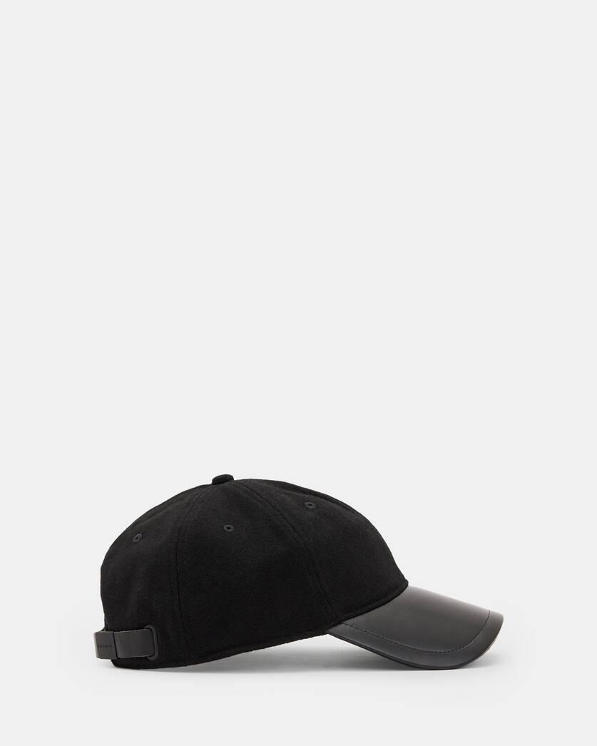 Wool Leather Baseball Cap Product Image