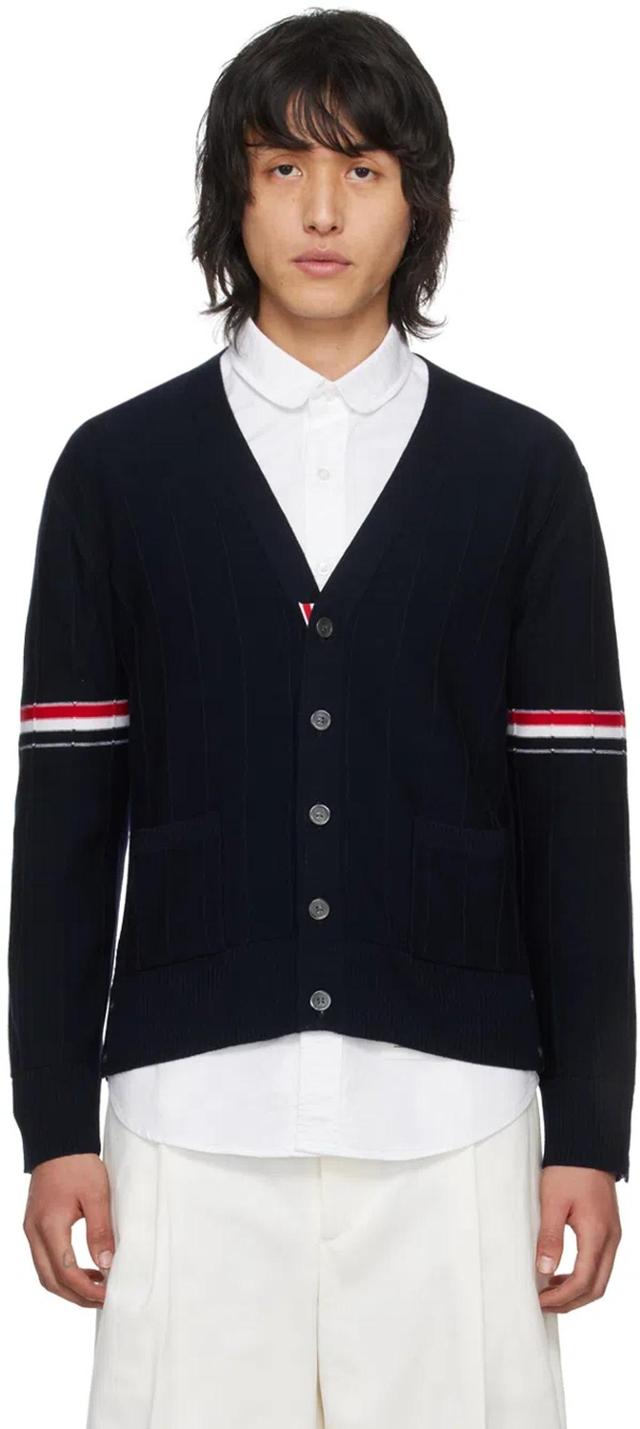 Navy Armband Cardigan In 415 Navy Product Image