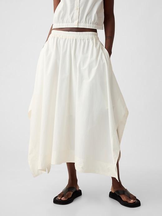 Handkerchief Hem Midi Skirt Product Image