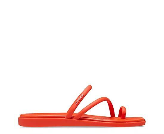 Womens Crocs Miami Toe Loop Sandal - Lava Product Image