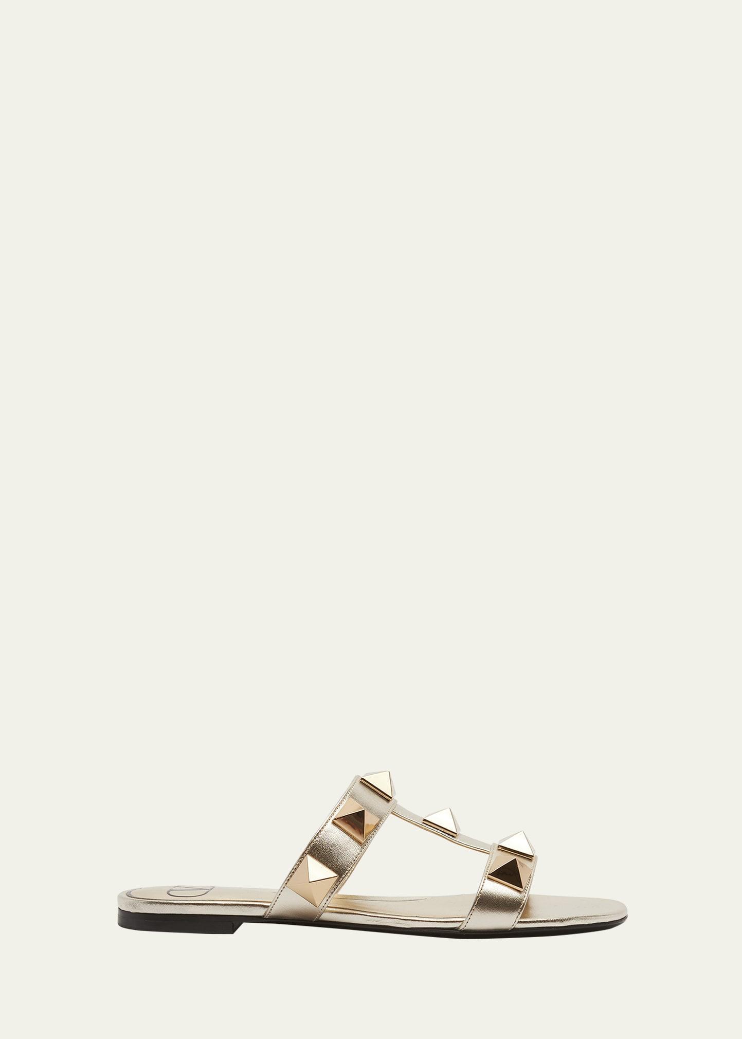 Valentino Garavani Roman Stud Slide Sandal Product Image