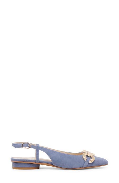 DOLCE VITA Ramano Slingback Flat In Bluebell Suede Product Image