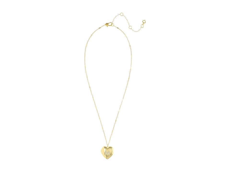 Kate Spade New York J Heart Locket (Clear Necklace Product Image