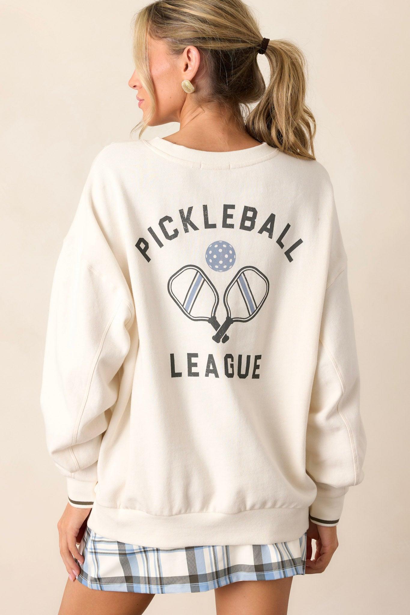 Z Supply Pickleball Sandstone Sweatshirt Product Image