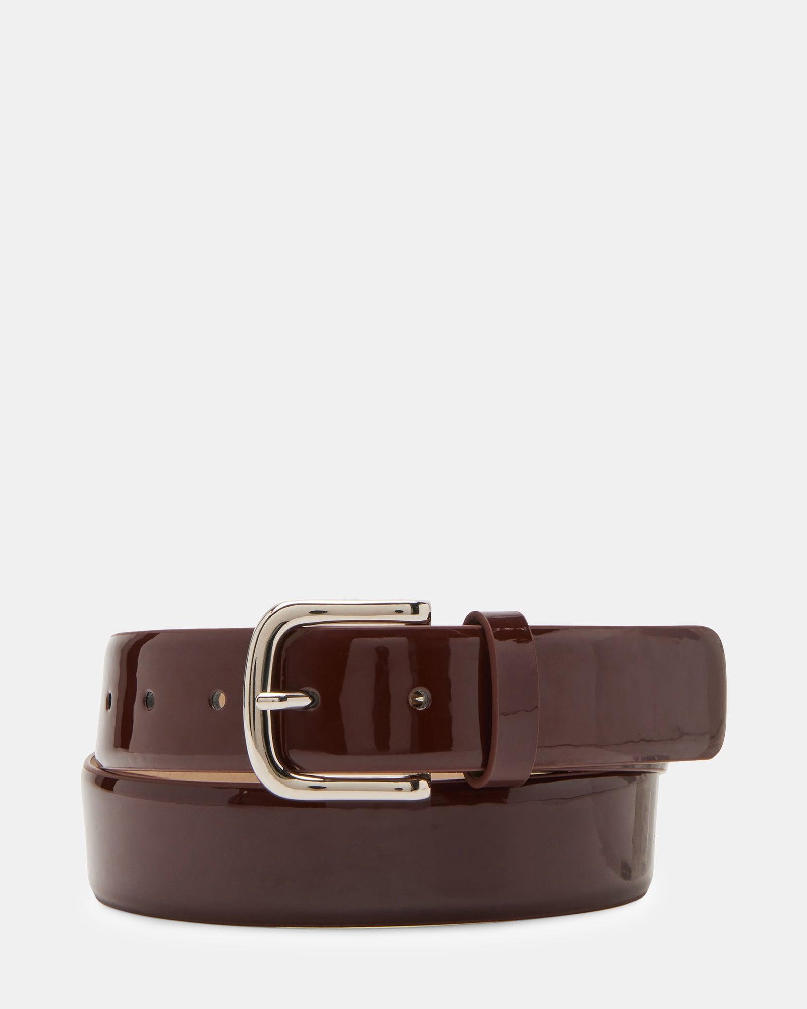 CLASSIC PATENT BELT WINE Female Product Image