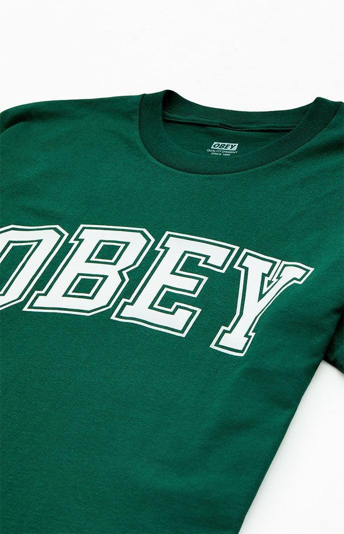 Obey Mens Academic Logo T-Shirt Product Image