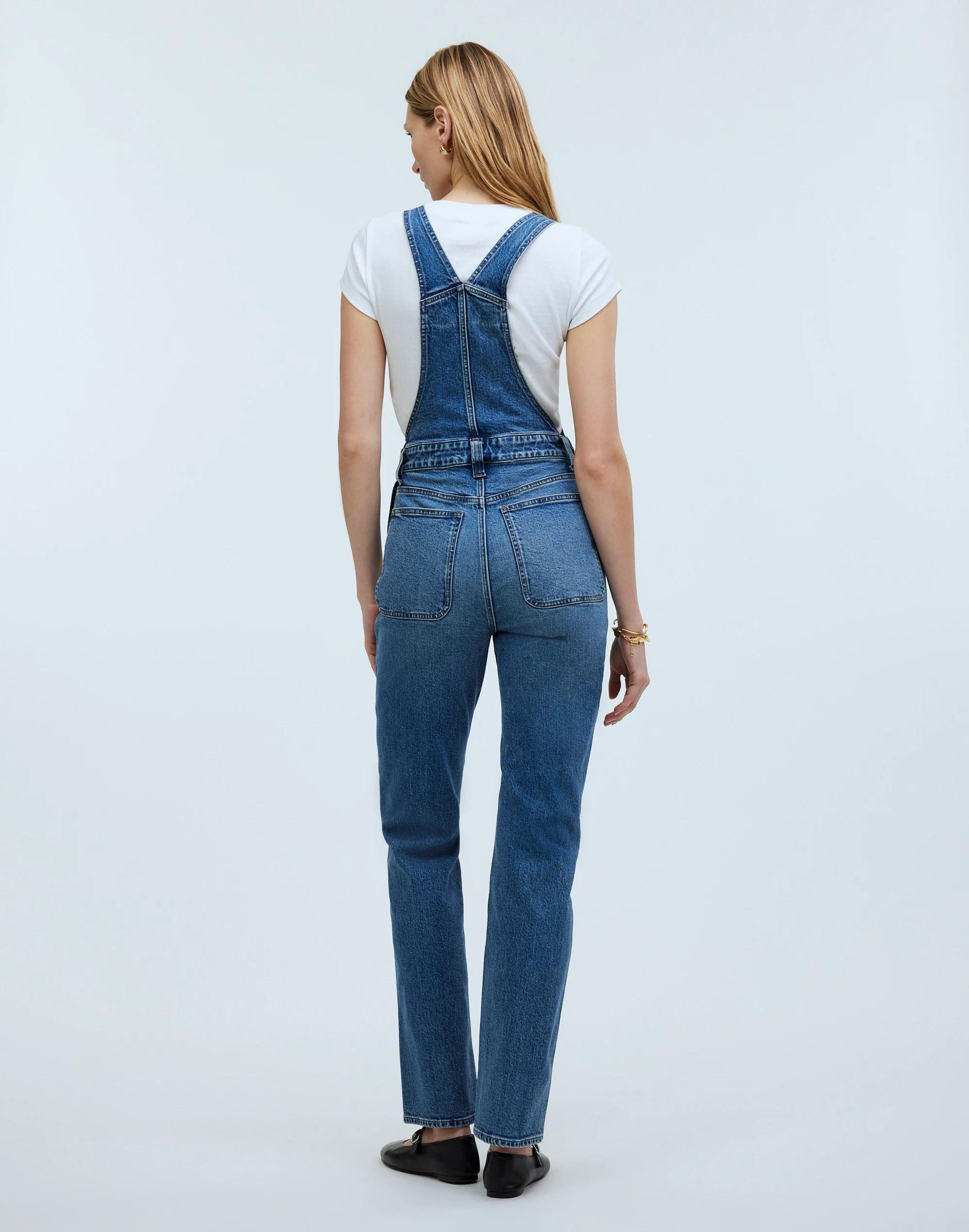 The '90s Straight Overalls in Fawnbrook Wash Product Image