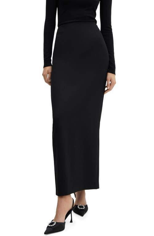 Mango Womens Straight Long Skirt Product Image