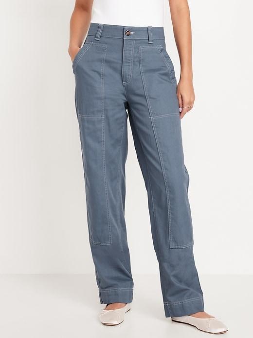 High-Waisted Utility Pants Product Image