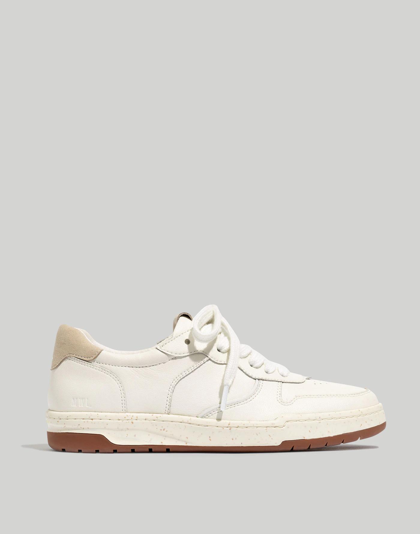 Court Sneakers in White Leather Product Image