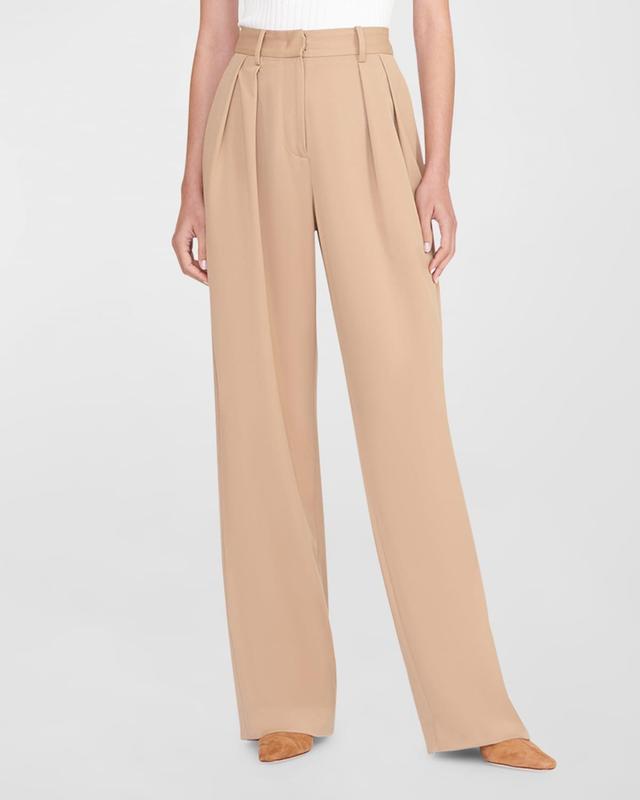 Womens Luisa Pleated-Front Pants Product Image