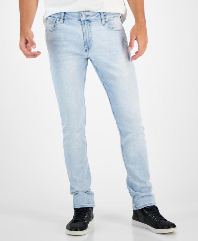 Guess Straight Leg Slim Fit Tapered Denim Jeans -  29 32 Product Image