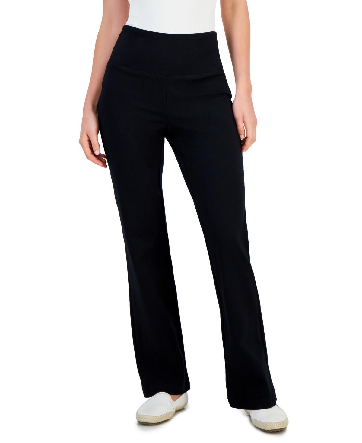 Style & Co Petite High-Rise Pull-On Bootcut Ponte Pants, Created for Macys Product Image