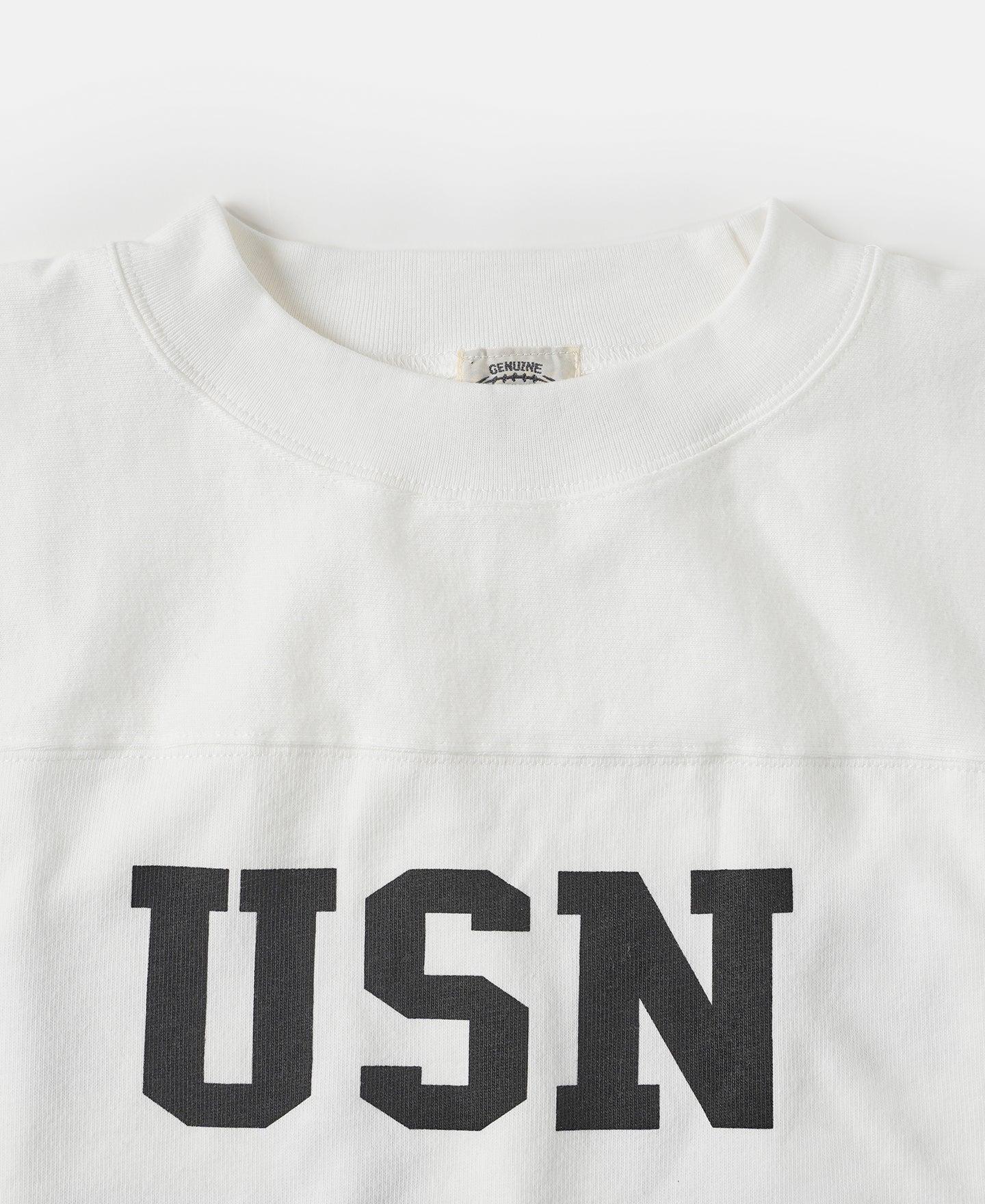 US Naval Football T-Shirt - White Product Image