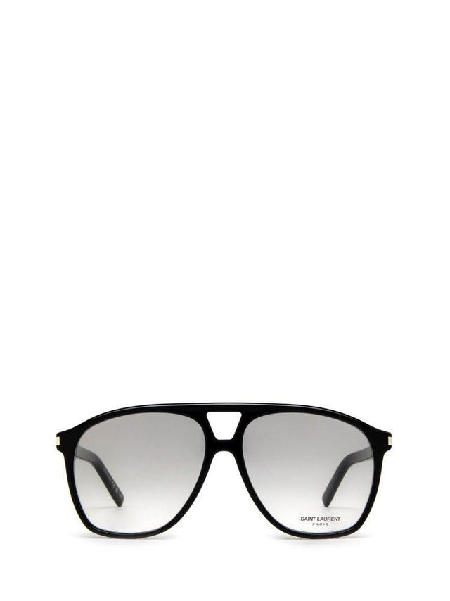 Eyewear Pilot Frame Tinted Sunglasses In Black Product Image