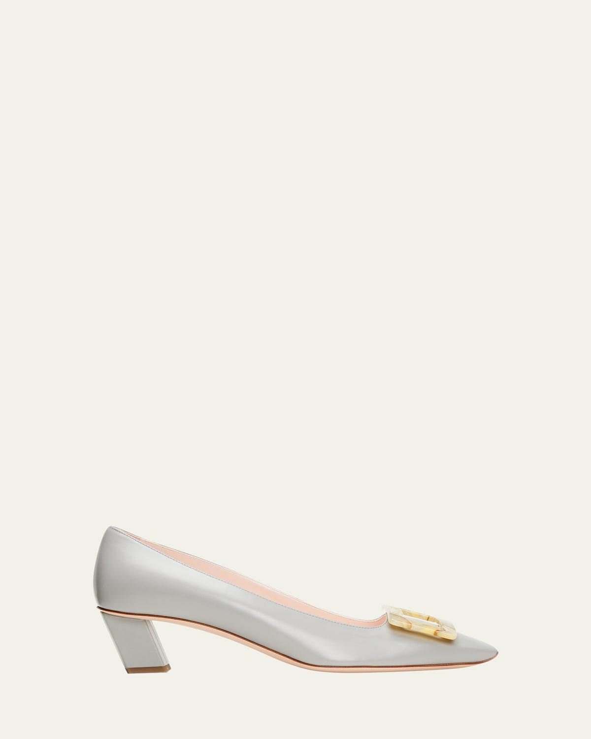 Womens Belle Vivier Leather Pumps Product Image