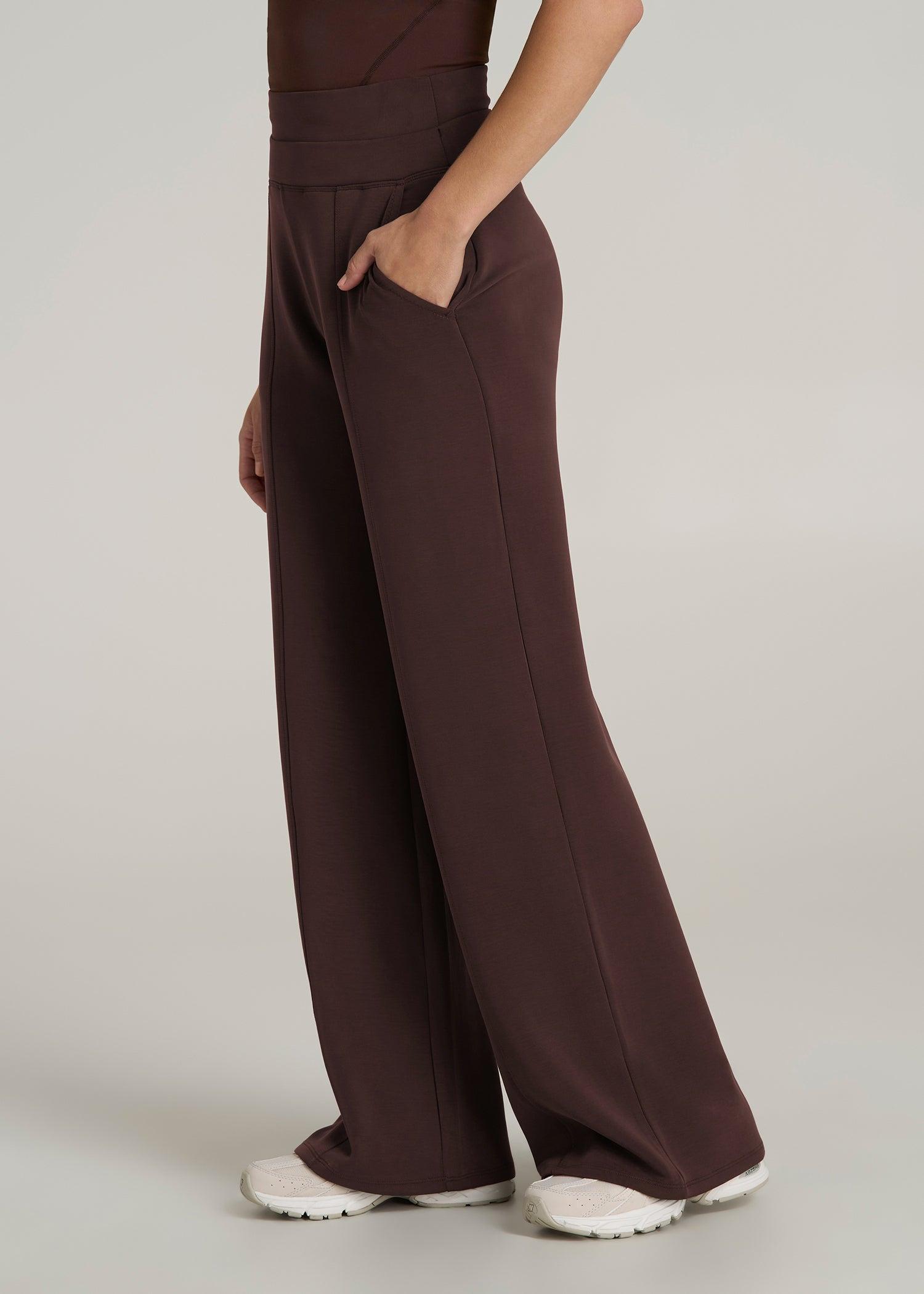 Butter Wide Leg Ultra High Rise Pant for Tall Women in Espresso Female Product Image