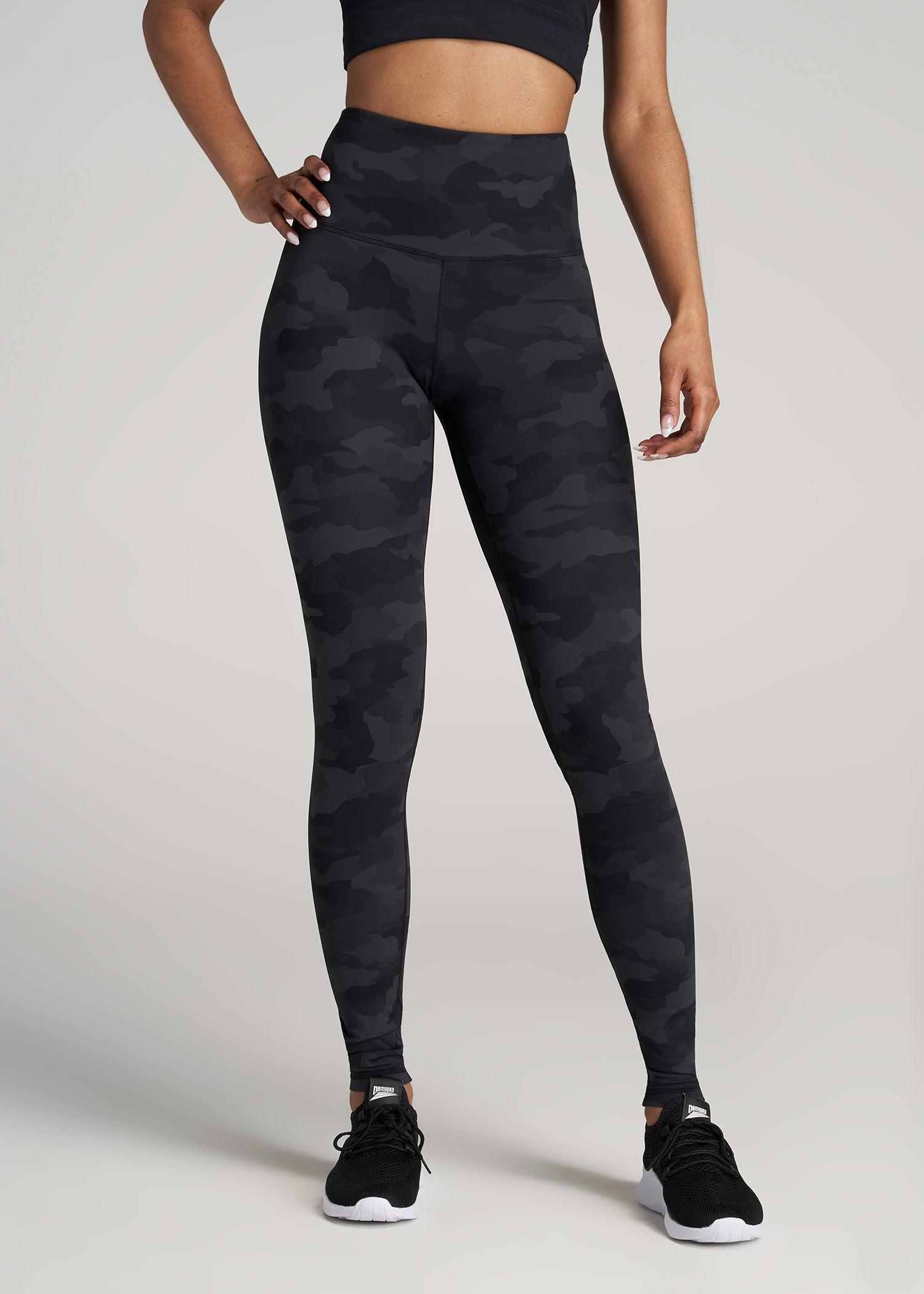 AT Balance High-Rise Leggings for Tall Women in Grey Camo Product Image