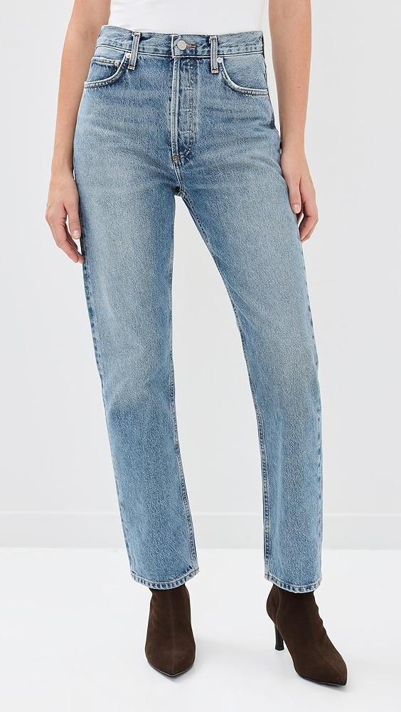 AGOLDE 90's Pinch Waist High Rise Straight Jeans | Shopbop product image