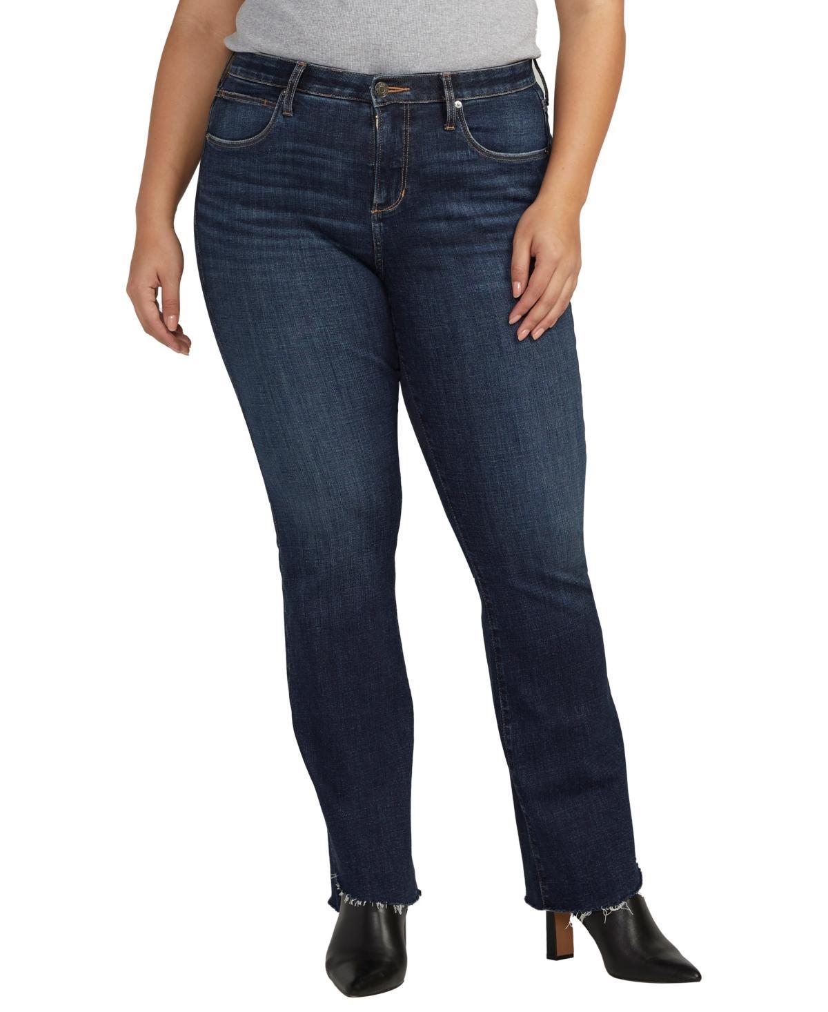 Jag Plus Size Eloise Mid Rise Bootcut Jeans Product Image