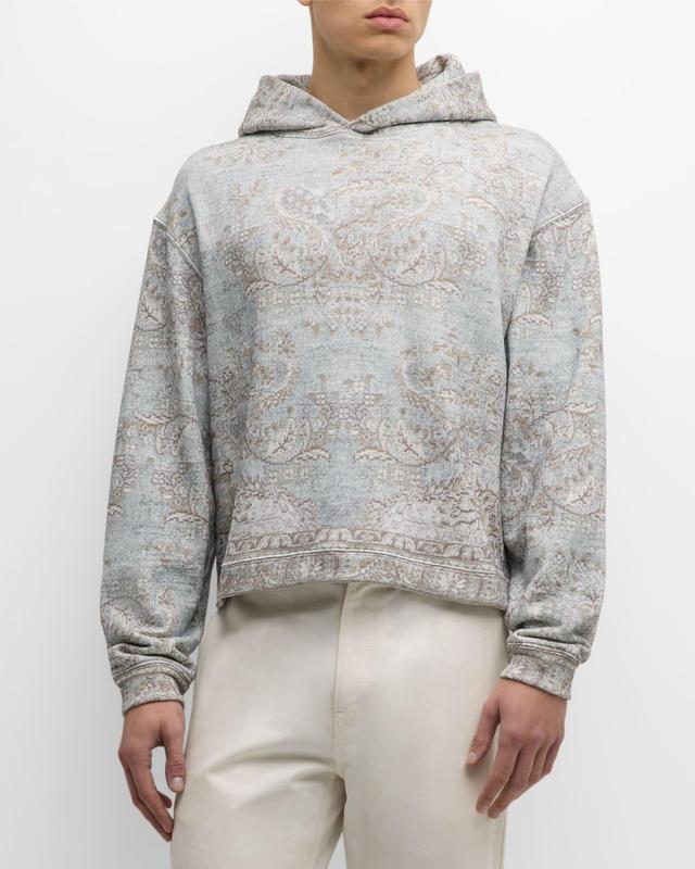 Mens Cropped Rug Hoodie Product Image