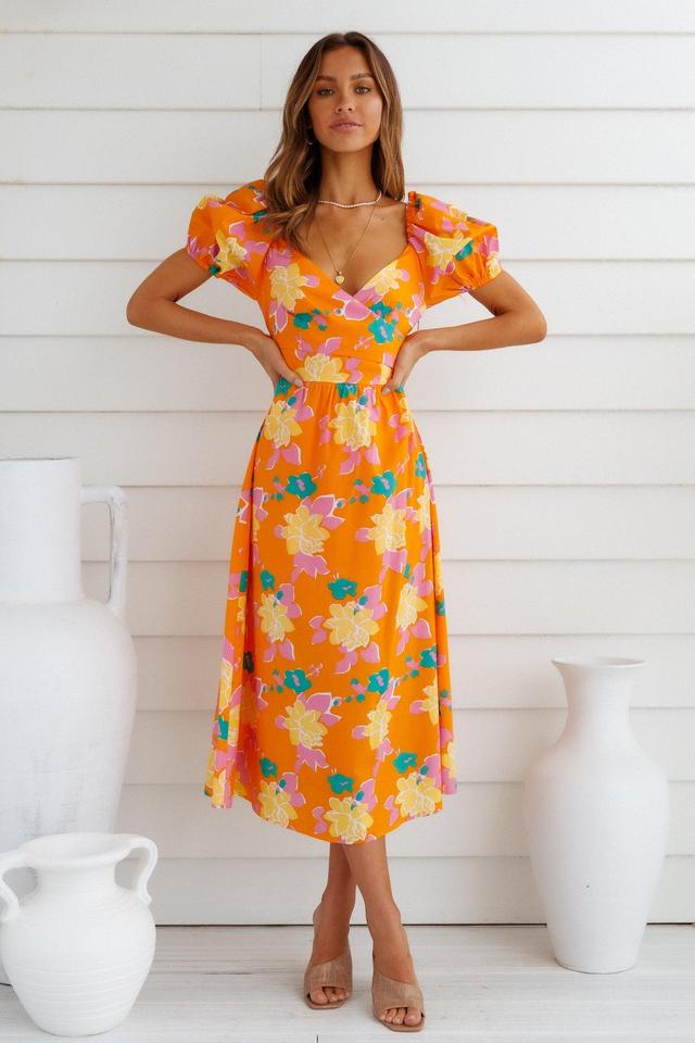 Neon Gardens Midi Dress Product Image