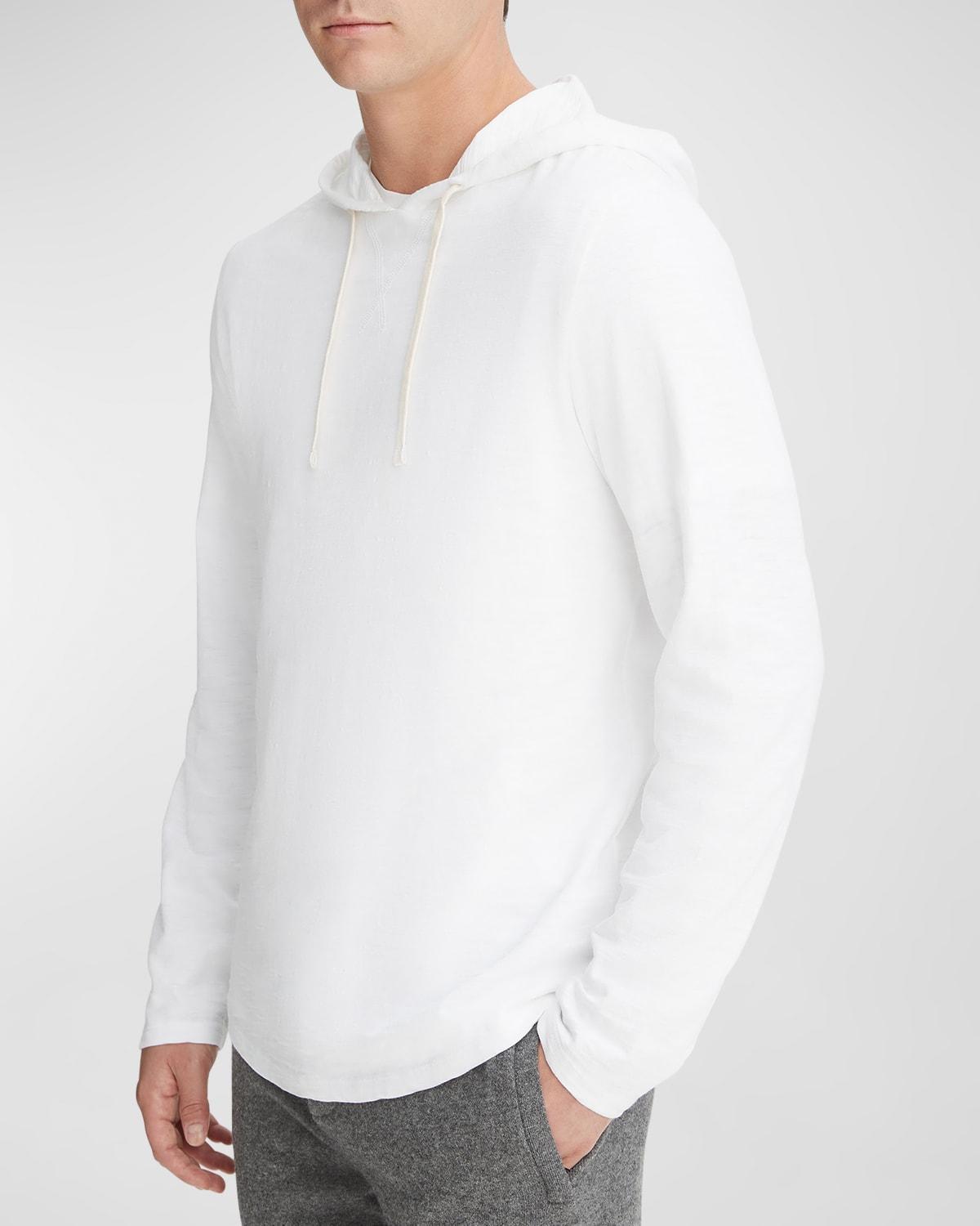 Mens Solid Slub Popover Hoodie Product Image